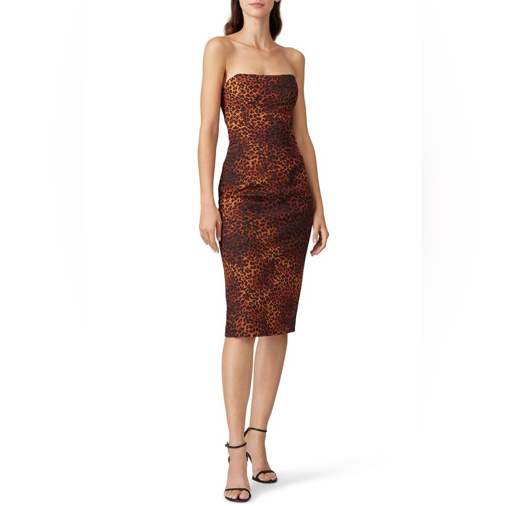 Black Halo Red Sheath Cocktail Dress Sweetheart Neckline